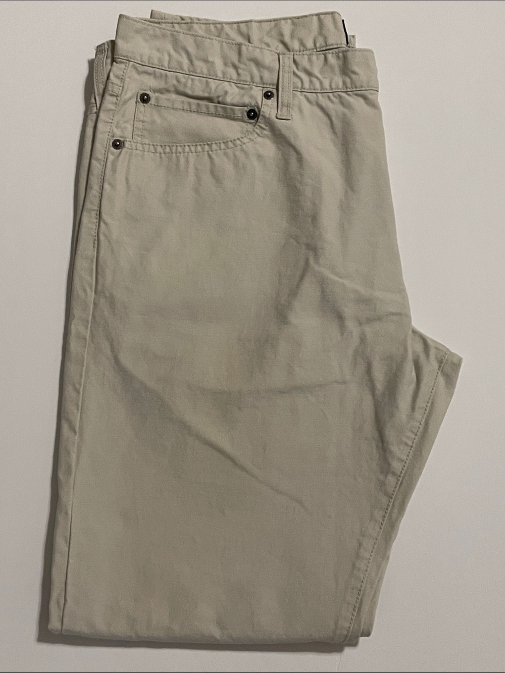 Gap Mens Slim Chino 2 Pack 36x32 NWOT Gray Bone - Picture 15 of 15